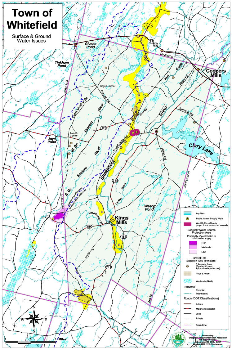 Maps of Whitefield by Paul Hoffman at The Sheepscot Valley Conservation